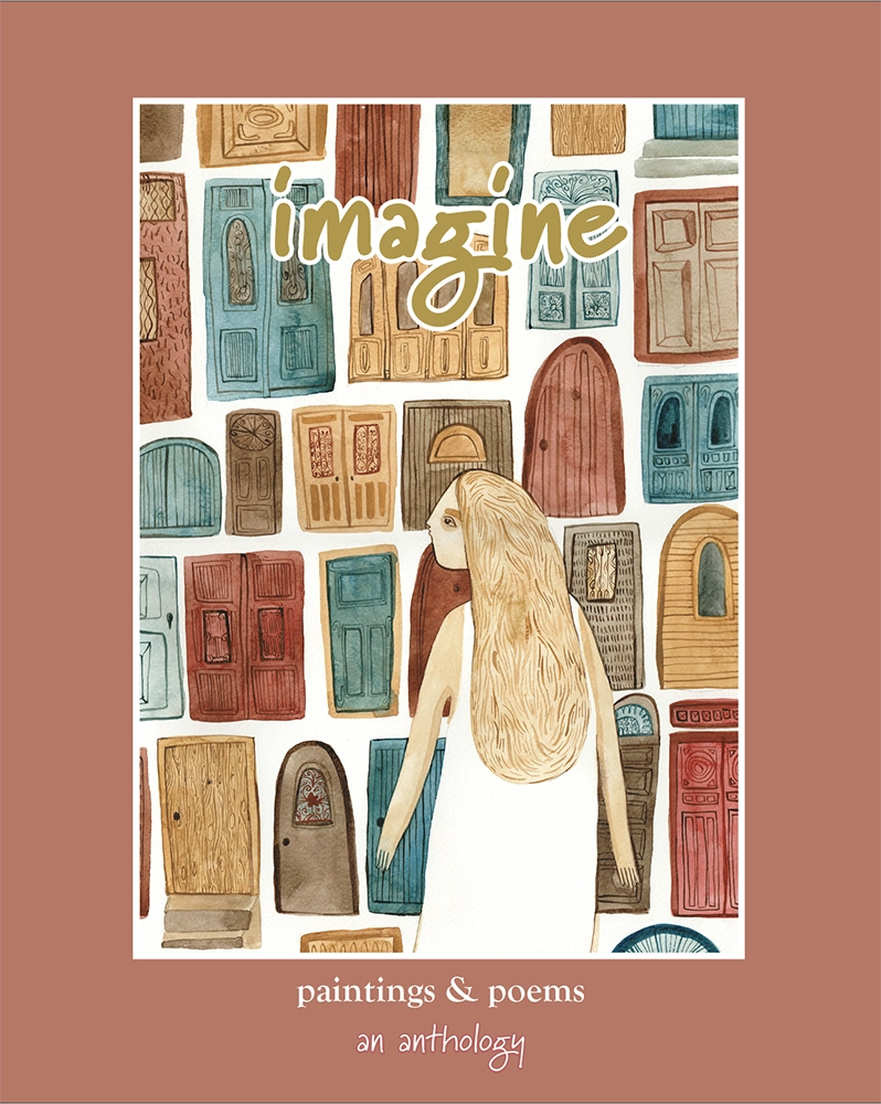 imagine: paintings & poems - edited by Anna Kerdijk Nicholson & Di Sylvester - poesis press